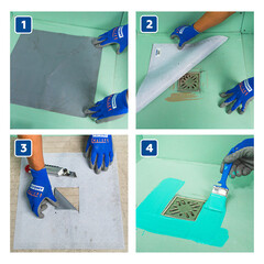 Манжета гидроизоляционная напольная Plitonit 425х425 мм - фото 3