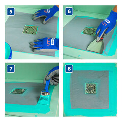 Манжета гидроизоляционная напольная Plitonit 425х425 мм - фото 2