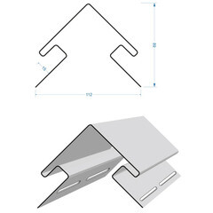 Угол наружный Docke 3000 мм сливки - фото 7