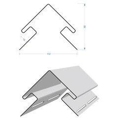Угол наружный Docke 3000 мм капучино - фото 4