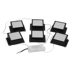 Светильник светодиодный для потолка грильято встраиваемый Эра SPO-646 4000К 36 Вт IP40 черный опал (Б0063052) - фото 8