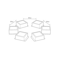 Светильник светодиодный для потолка грильято встраиваемый Эра SPO-646 4000К 36 Вт IP40 черный опал (Б0063052) - фото 3