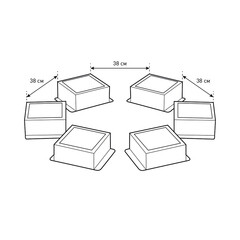Светильник светодиодный для потолка грильято встраиваемый Эра SPO-646 5000К 36 Вт IP40 белый опал (Б0063051) - фото 8