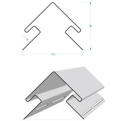 Угол наружный Docke 3000 мм халва - фото 7