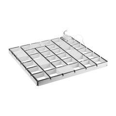 Светильник светодиодный для потолка грильято встраиваемый Эра SPO-646 4000К 36 Вт IP40 белый опал (Б0063062) - фото 8