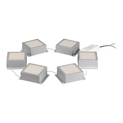 Изображение товара Светильник светодиодный для потолка грильято встраиваемый Эра SPO-646 4000К 36 Вт IP40 металлик опал (Б0062991)