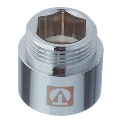 Удлинитель Valtec 25 мм х 1 ВР(г) х 1 НР(ш) хром латунный (VTr.198.C.0625) - фото 2