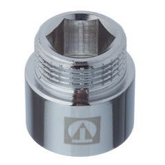 Удлинитель Valtec 20 мм х 3/4 ВР(г) х 3/4 НР(ш) латунный (VTr.198.C.0520) - фото 2