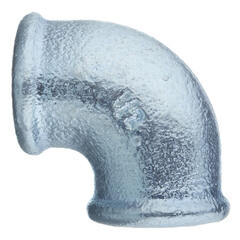 Угол Gebo Platinum (90-4V) 1/2 ВР(г) х 1/2 ВР(г) чугунный оцинкованный - фото 3