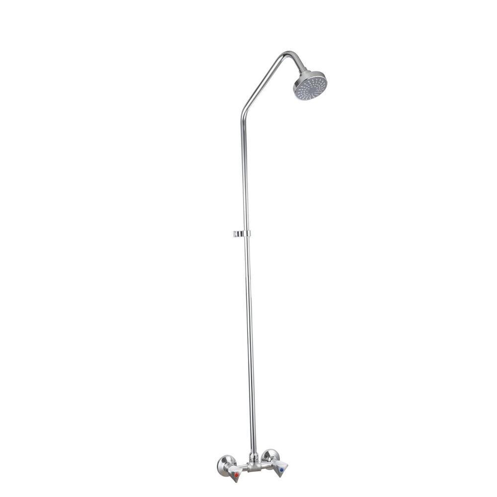 

Душевая система РМС SL с верхним душем с лейкой со смесителем хром (SL80-003-9)