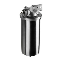 Корпус фильтра Гейзер HS для холодной и горячей воды нержавеющая сталь 10ВВ 1 ВР(г) х 1 ВР(г) серебро - фото 6