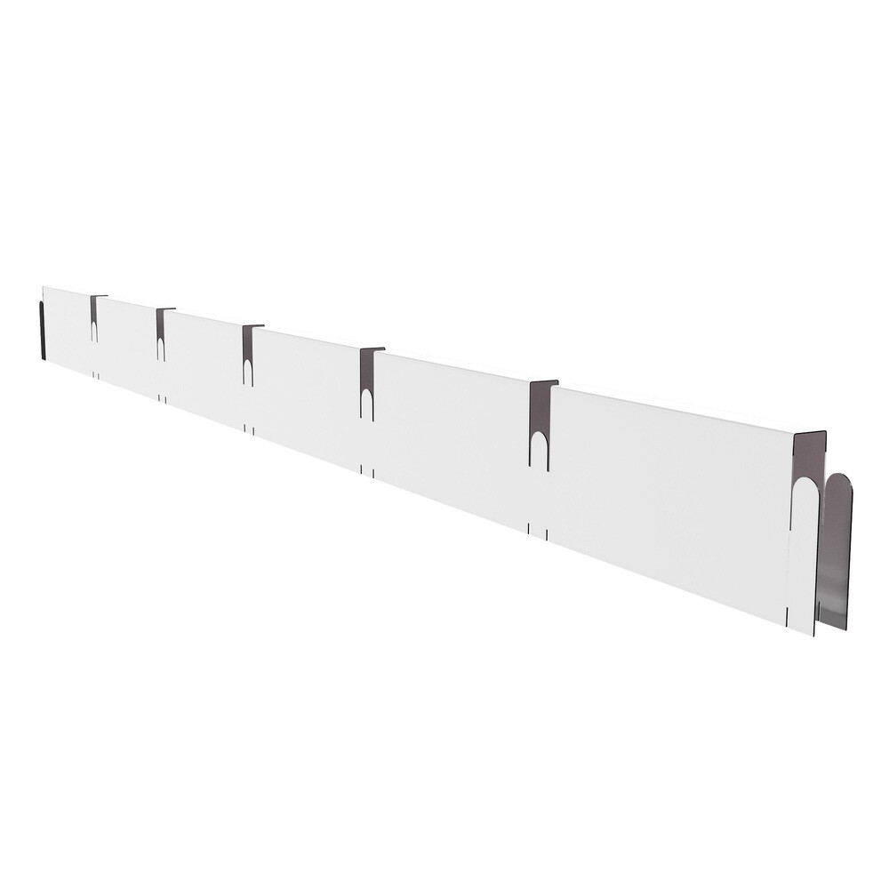 Изображение товара Элемент для потолка грильято Grand Line 100х100х40х10 мм «папа» 0,6 м белый Al