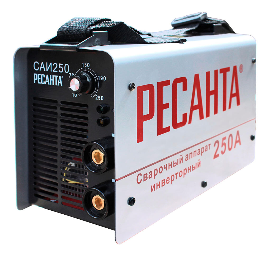Изображение товара Инверторный сварочный аппарат Ресанта САИ 250 MMA 65/6, переносной, 250 А