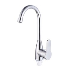 Изображение товара Смеситель для кухни РМС хром с высоким изливом однорычажный (PL5CH-017F)