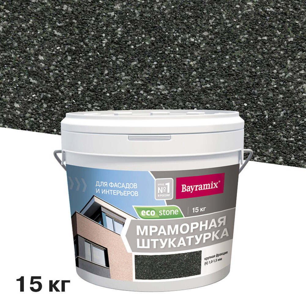 Изображение товара Мраморная декоративная штукатурка Bayramix EcoStone 971 15 кг для фасадов и интерьера