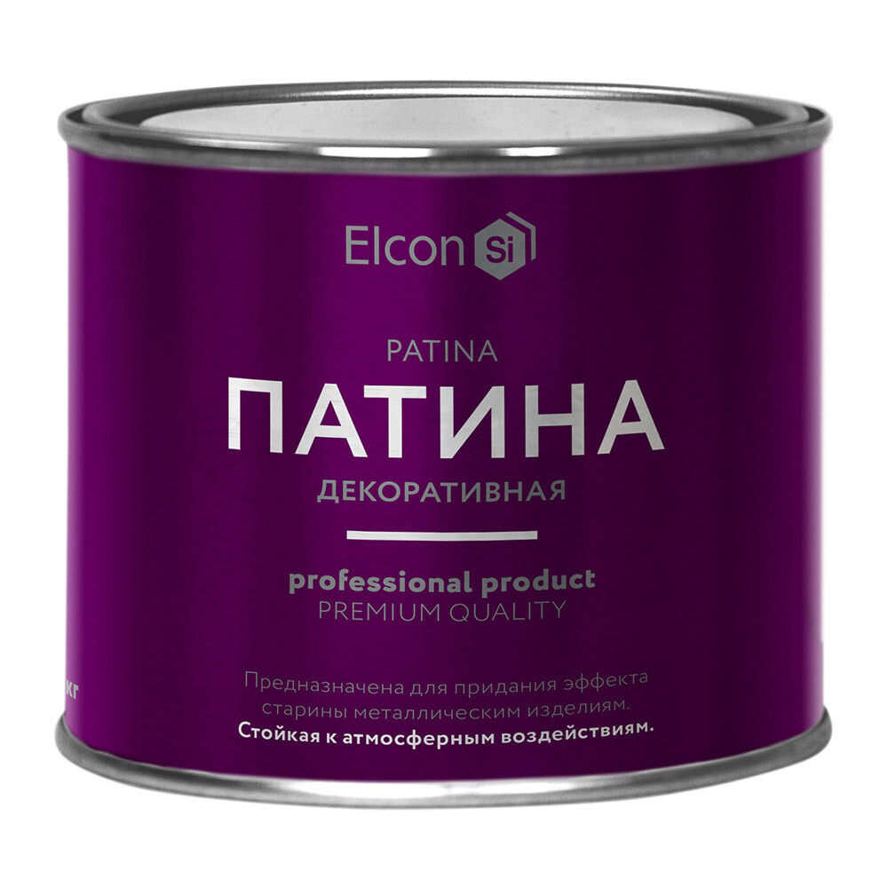 Изображение товара Декоративная акриловая патина Elcon золото 0,2 кг для наружных и внутренних работ