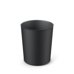 Ведро для мусора Ambient Flux с крышкой 5 л полипропилен черное - фото 2