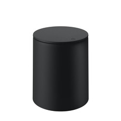 Ведро для мусора Ambient Flux с крышкой 5 л полипропилен черное - фото 1