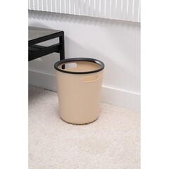 Ведро для мусора Ambient Folk 10 л полипропилен бежевое - фото 3