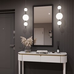 Изображение товара Зеркало настенное Gaspar 550х1100 мм черное