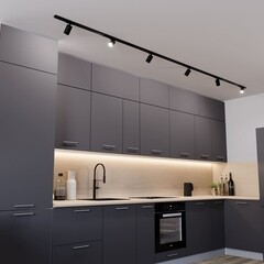 Трековый светильник однофазный Эра TR39-GU10 ВК 15 Вт GU10 MR16 1 кв.м черный (Б0053310) - фото 2