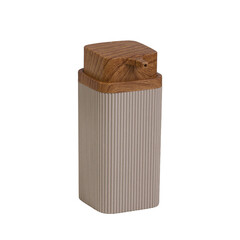 Дозатор для мыла Fixsen Fog Latte настольный пластик бежевый (FX-471-1) - фото 1