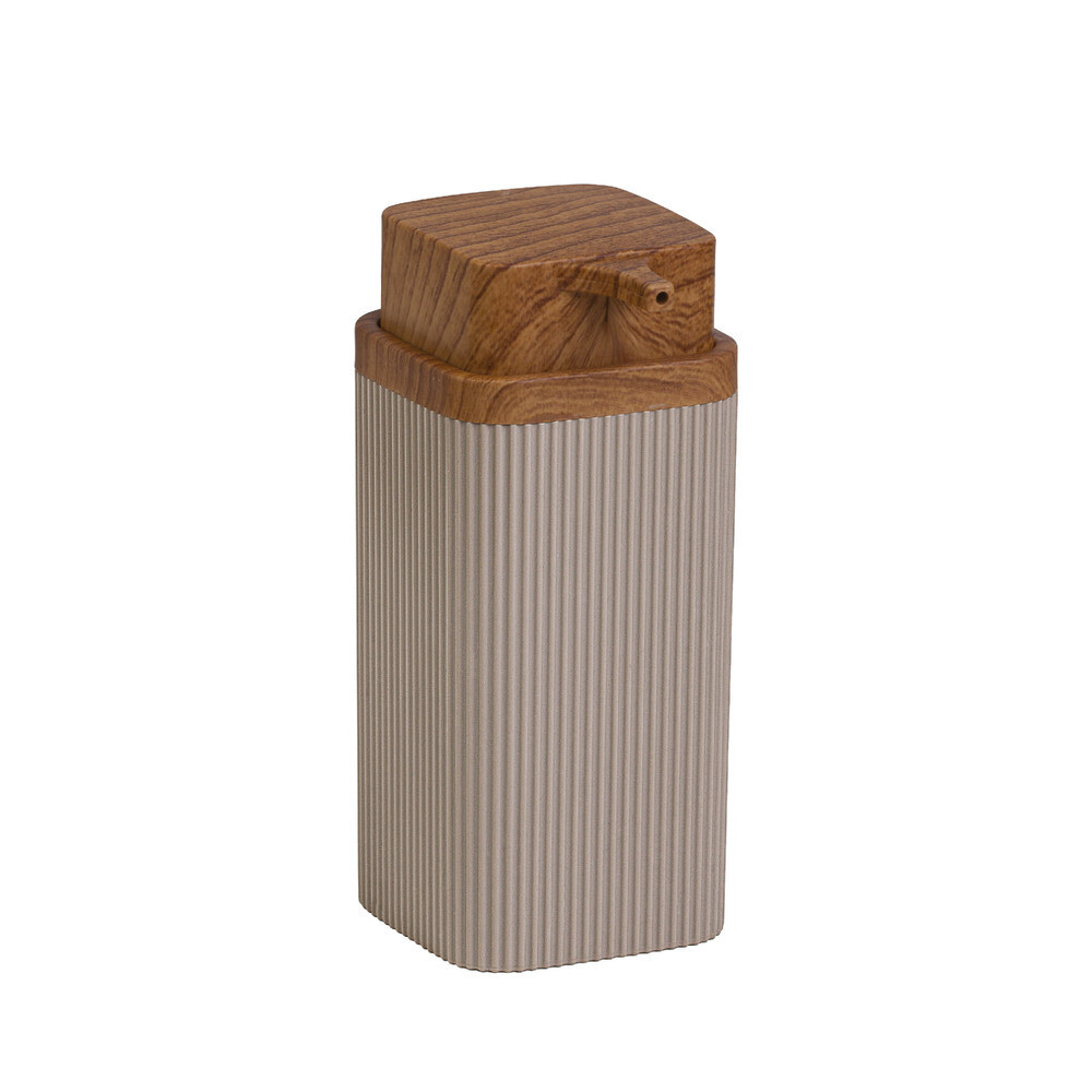 Изображение товара Дозатор для мыла Fixsen Fog Latte настольный пластик бежевый (FX-471-1)