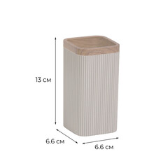 Стакан для ванной Fixsen Fog Latte настольный пластик бежевый (FX-471-3) - фото 2