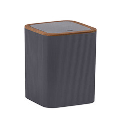 Изображение товара Ведро для мусора Fixsen Fog Gray с крышкой 5 л пластик серое