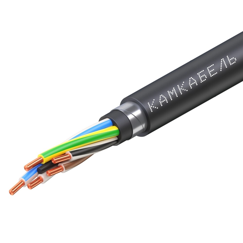 

Кабель Камкабель ВБШвнг(А)-LS 5х10 барабан, Черный