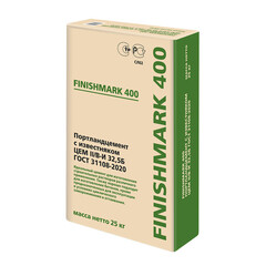 Цемент Finishmark М400 Д20 ЦЕМ II/В-И 32,5Б 25 кг