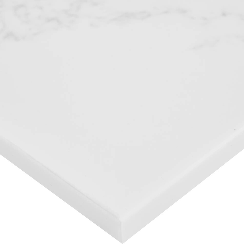 Изображение товара Столешница из искусственного камня 1200х800х20 мм мрамор белый для кухни