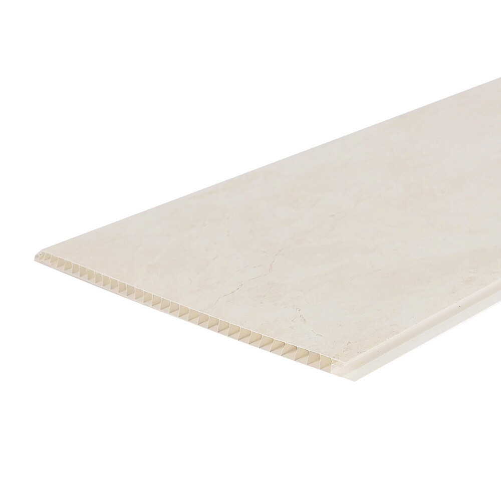 Изображение товара Панель ПВХ 250x2700x8 мм Stella Light травертин влагостойкая для ванной