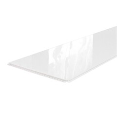 Изображение товара Панель ПВХ 250х2700х9 мм Stella Light глянцевая белая 0,67 кв.м