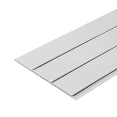 Изображение товара Панель ПВХ 250х3000х8 мм Stella Premium 3-х секционная глянцевая silver line 0,75 кв.м