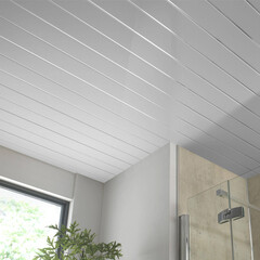 Панель ПВХ 250х3000х8 мм Stella Premium 3-х секционная глянцевая silver line 0,75 кв.м - фото 3