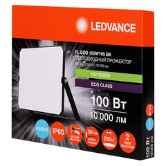 Прожектор cветодиодный Ledvance FL ECO 100W765 BK 6500K 100 Вт IP65 черный - фото 4