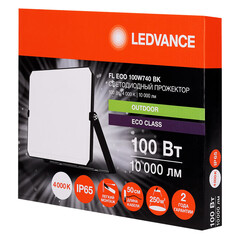 Прожектор cветодиодный Ledvance FL ECO 100W740 BK 4000K 100 Вт IP65 черный - фото 3