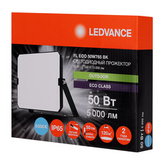 Прожектор cветодиодный Ledvance FL ECO 50W765 BK 6500K 50 Вт IP65 черный - фото 4
