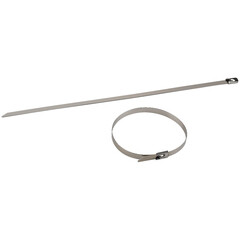 Изображение товара Стяжка кабельная ЭРА 250х7,9 мм нержавеющая сталь серая (50 шт.) (NO-225-241)