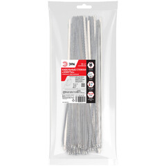 Стяжка кабельная ЭРА 250х4,6 мм нержавеющая сталь серая (50 шт.) (NO-225-236) - фото 2