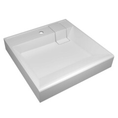 Раковина на стиральную машину Florentina Лагуна 60х60 см белая (10.300.00600.001) - фото 1