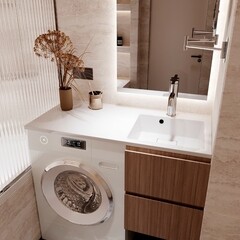 Раковина на стиральную машину Florentina Аванти 120х48 см белая (10.310.0R120.001) - фото 2