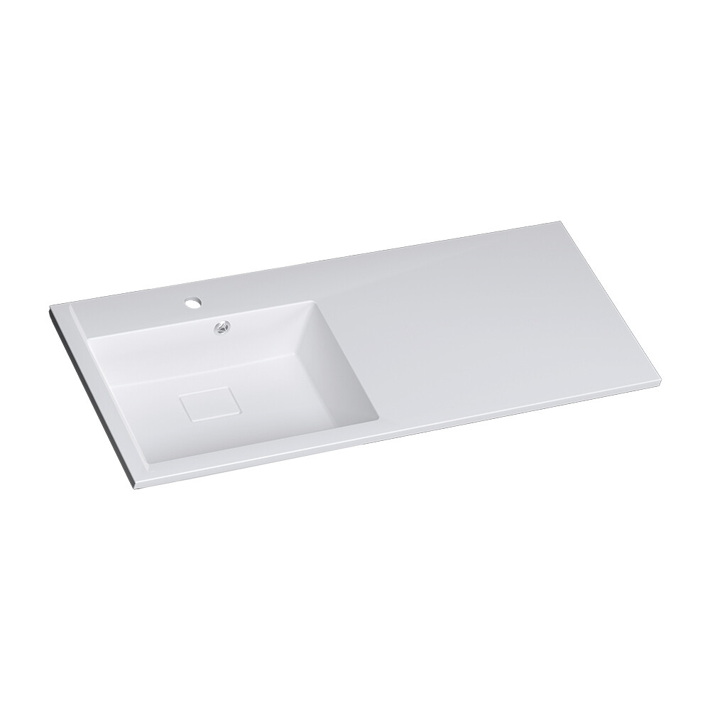 Раковина на стиральную машину Florentina Аванти 120х48 см белая (10.310.0L120.001)