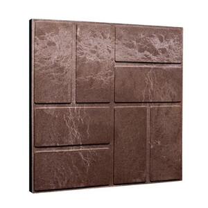 Плитка тротуарная 330х330х30 мм коричневая полимерно-песчаная НеоКомпозит