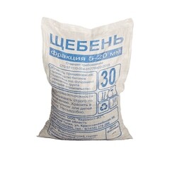 Щебень смешанный фракция 5-20 мм 30 кг