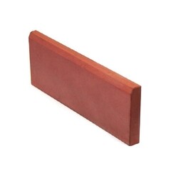 Бордюр тротуарный вибролитьевой 500х210х35 мм красный