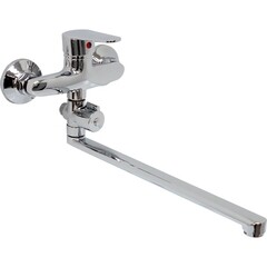 Смеситель для ванны Istok life хром однорычажный с длинным изливом без лейки (0402.775) - фото 6