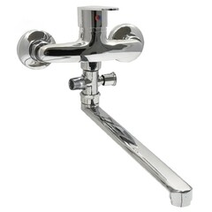 Смеситель для ванны Istok life хром однорычажный с длинным изливом без лейки (0402.775)