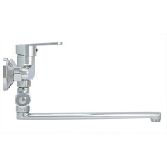 Смеситель для ванны Istok life хром однорычажный с длинным изливом с лейкой (0402.418) - фото 6